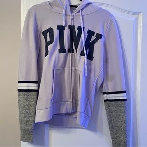 💕 • VS Pink Zip Up Sweater